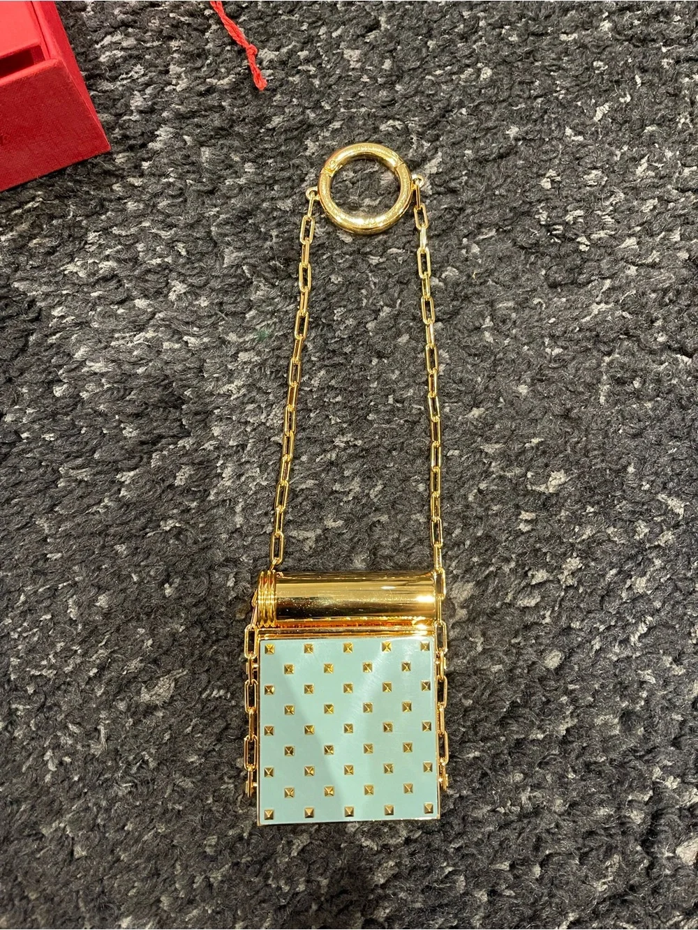 Valentino Garavani Rockstud Mirror & Lipstick Minaudière